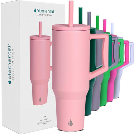 Elemental Spill Proof 40oz Insulated Tumbler with 
