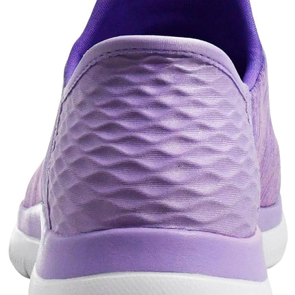 Skechers Women's Summits Dazzling Haze Hands Free Slip In Sneakers, Lavender, 8