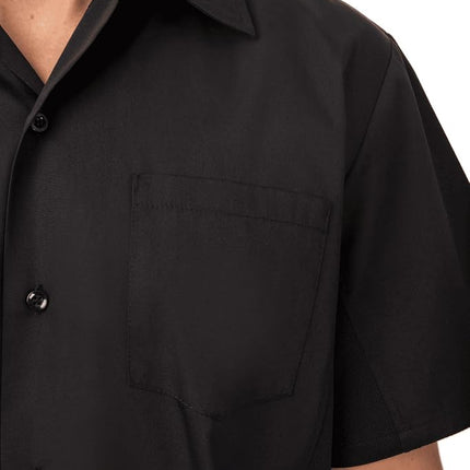 Chef Works A913-S Cool Vent Chefs Shirt, Small, Black