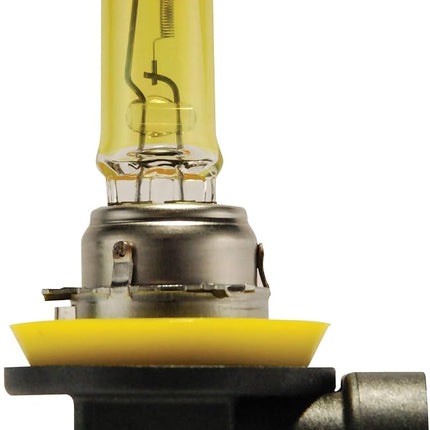 HELLA H11 YL Twin Blister Xtreme Yellow Bulb (12V 55W), 2 Pack