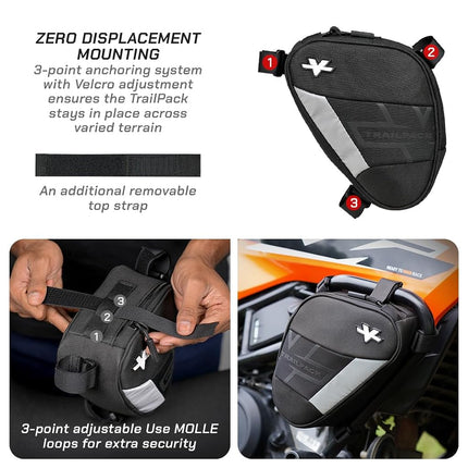 ViaTerra KTM ADV/Enduro 250/390 Motorcycle Trail Pack Set of 2 (2025 Model)