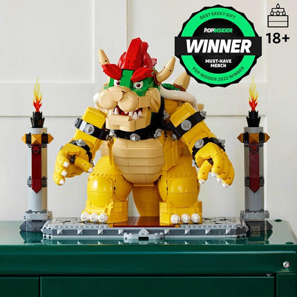 LEGO Super Mario The Mighty Bowser 71411 Building Toy Set; Collectible Gift for Adult Fans (2,807 Pieces), Peach