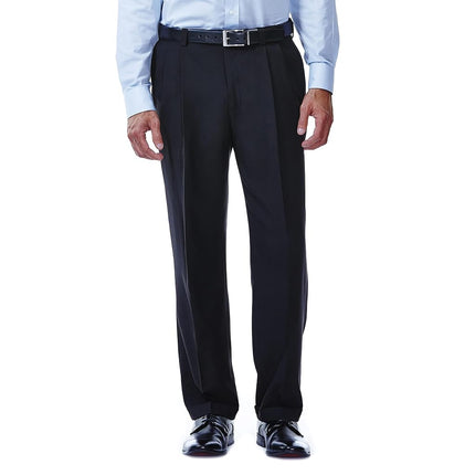 Haggar mensHD00219Eclo Stria Gab Expandable Waist 