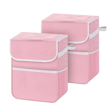 Simple Deluxe 2 Pack Car Trash Can, Multipurpose B