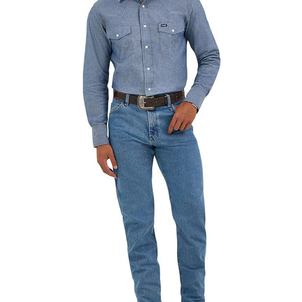 Wrangler Men's 47macsbt jeans, Stone Bleach, 36W 38L UK