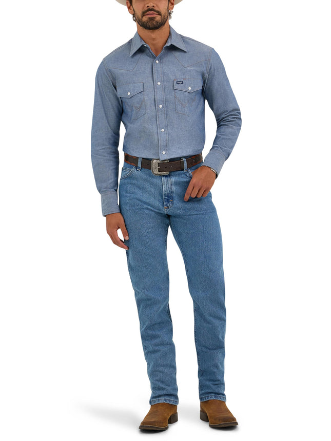 Wrangler Men's 47macsbt jeans, Stone Bleach, 36W 3