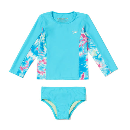 Speedo Girls' Uv Swim Shirt Long Sleeve Rashguard 