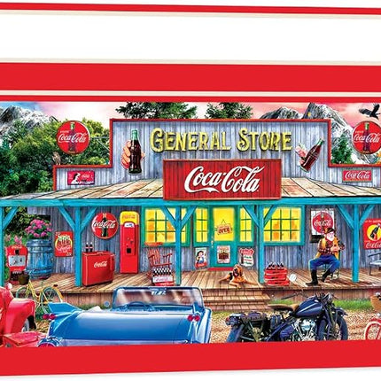 Casse-tête MasterPieces de 1000 pièces pour adultes, familles ou enfants - Coca-Cola Stop N Sip - 33 x 99 cm