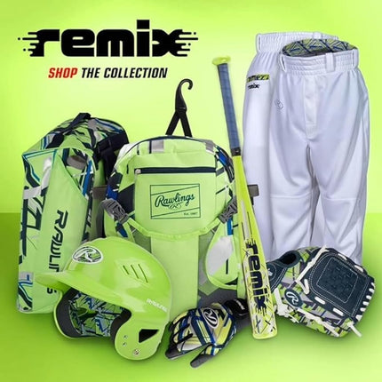 Rawlings | Remix T-Ball & Youth Baseball Glove | Left Hand Throw | 9" | Green