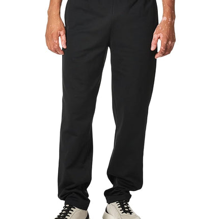 Pantalón de chándal de rendimiento para hombre Hanes Sport con bolsillos, negro, grande