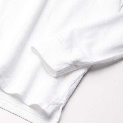 The Children's Place Boys Long Sleeve Pique Polo Shirt, White 2 Pack, X-Large US, White 2 Pack, X-Large