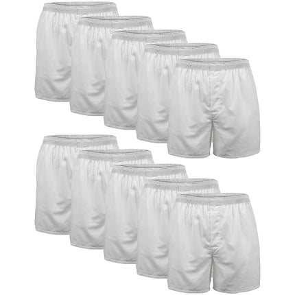 GILDAN Men's Woven Boxers, Multipack Boxer Shorts,