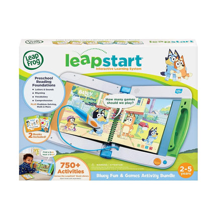 LeapFrog LeapStart Bluey Fun and Games Activity Bundle