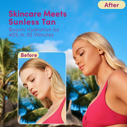 Coco & Eve Antioxidant Face Tanning Micromist. Sunless Self Tanning Face Mist with Antioxidants to Boost Hydration. Quick, Flawless, Streak Free Face Tan (75ml)