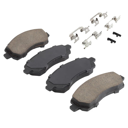 QUALITY-BUILT Premium Ceramic Front Brake Pads (1001-0722C) Compatible with Subaru Impreza 2001-1997, Legacy 1999-1997