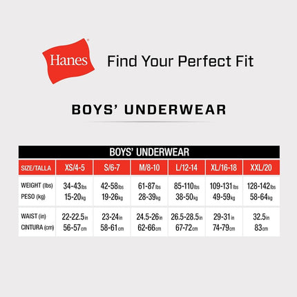 Hanes Boys' Big Performance Tween Boxer Brief Pack, Ropa Interior Elástica de Malla X-Temp, Negro, Paquete de 6, Negro/Azul/Verde/Gris - Paquete de 6, Pequeño