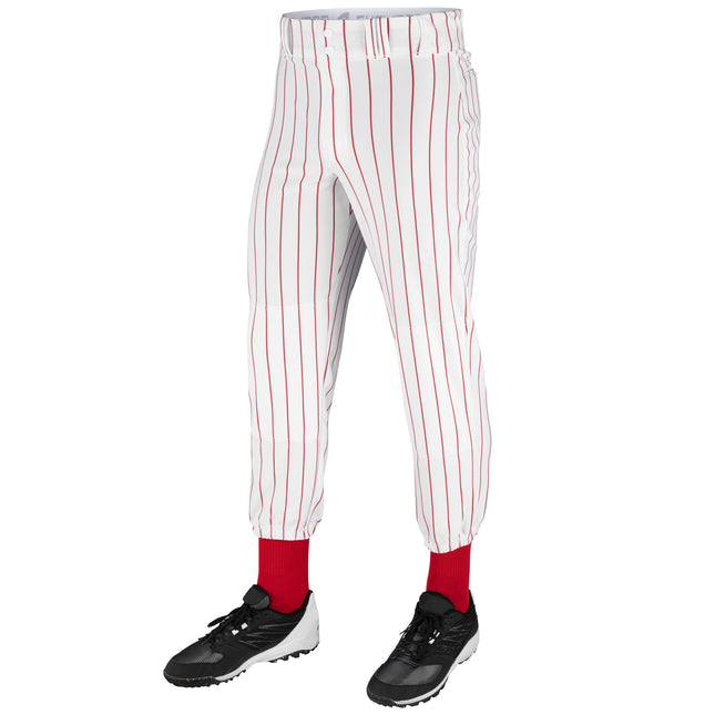 CHAMPRO Boys' Triple Crown Pinstripe Polyester Bas