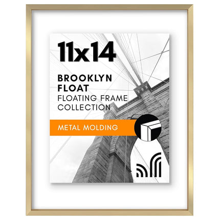 Americanflat Aluminum 11x14 Floating Picture Frame