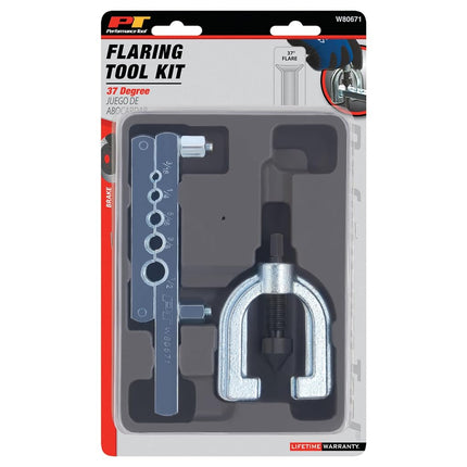 Performance Tool W80671 37 Degree Flaring Tool for an and JIC Fittings, Silver