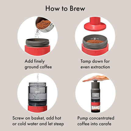OXO Outdoor Rapid Brewer with Travel Bag