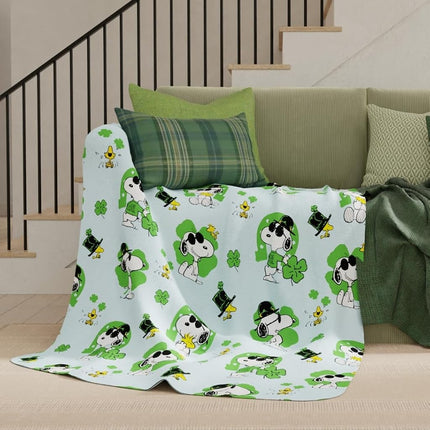 Franco Collectibles Peanuts St. Patricks Bedding S