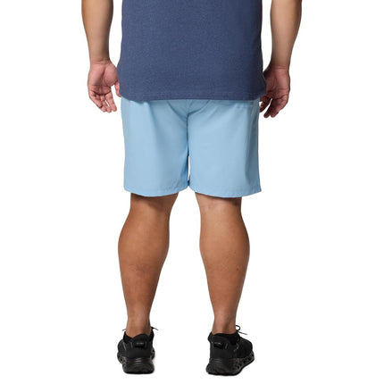 Columbia Men's Summertide Stretch Short Hiking, Ripple Blue, 2X/8" Inseam