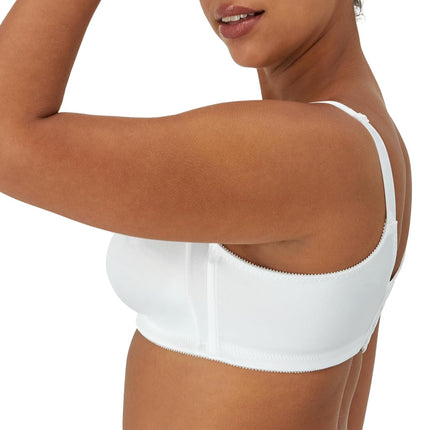 Maidenform DF3820 Women's Double Support Wire-Free Bra, White (Blanc 100), 42B (Manufacturer Size: 95B)