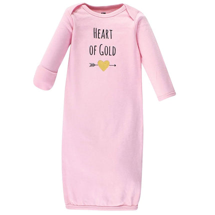Hudson Baby Batitas de Algodón, Corazones, Prematuro-Recién Nacido