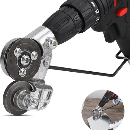 dirnatel Upgraded Electric Drill Plate Cutter Atta