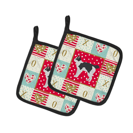 Caroline's Treasures potholders, Multicolor