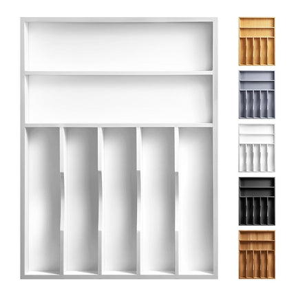 oridom Kitchen Bamboo Silverware Organizer, Kitche