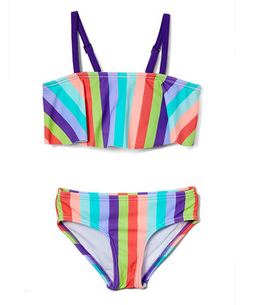 Kanu Surf Girls' Karlie Flounce Bikini Beach Sport