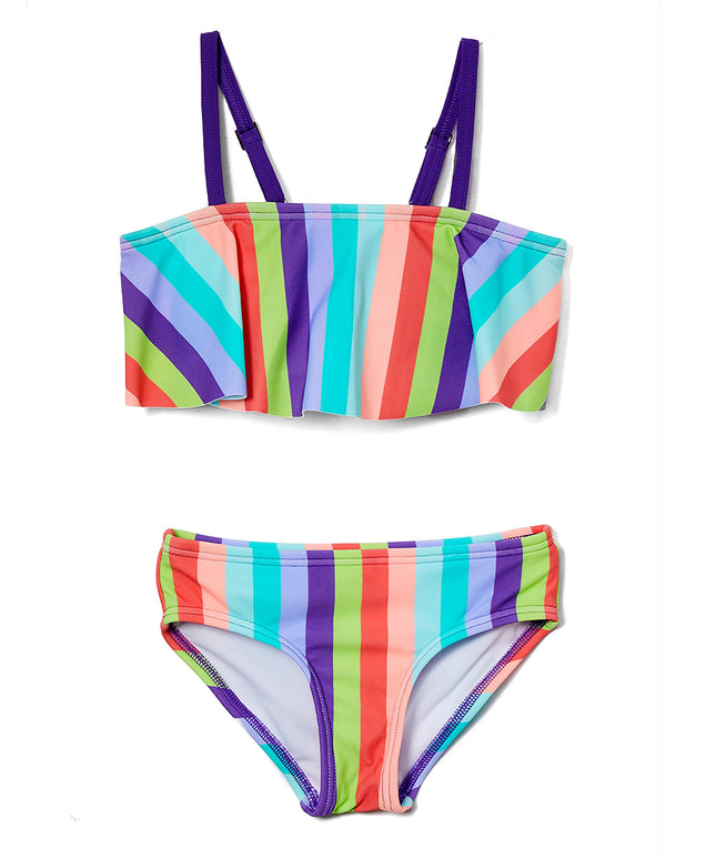 Kanu Surf Girls' Karlie Flounce Bikini Beach Sport