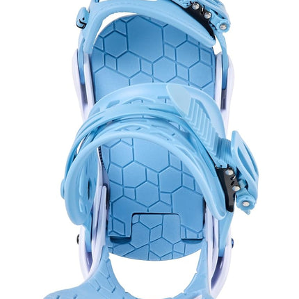 Fixations de snowboard Burton Smalls Re:Flex pour enfants, Bleu poussière, L