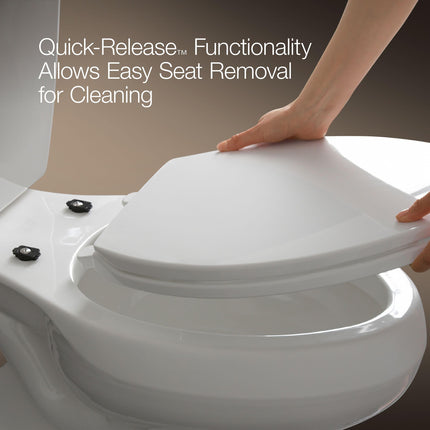 Kohler 20455-96 Ridgewood Toilet Seat, Biscuit