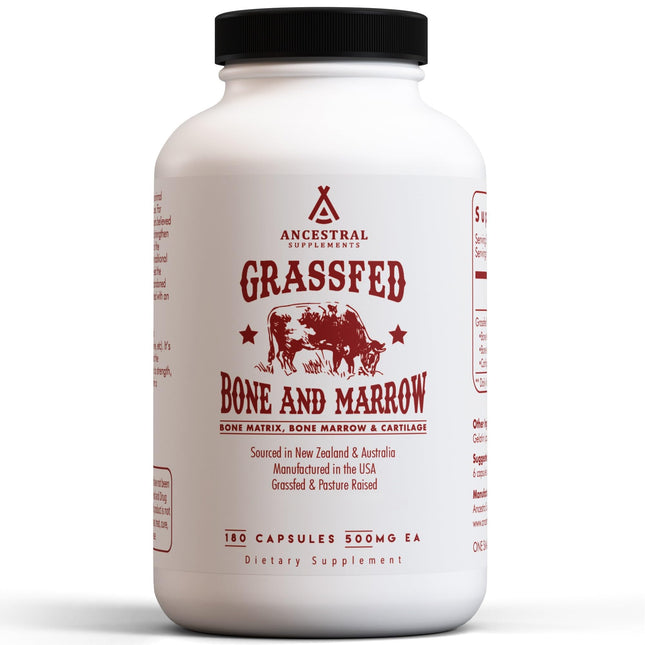 Ancestral Supplements Grass Fed Beef Bone and Marr