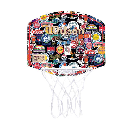 Wilson NBA Team Retro Mini Hoop, Multi