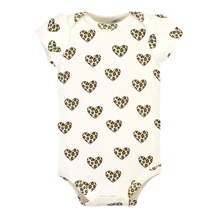 Conjunto de body y pantalón de algodón para bebé Hudson Baby, con diseño de Corazones de Leopardo, para prematuro