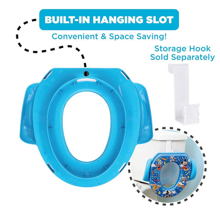 Disney Mickey Mouse Pals at Play Soft Potty Seat and Potty Training Seat - Soft Cushion, Baby Potty Training, Safe, Easy to Clean