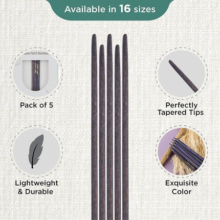 KnitPro J’Adore Cubics Double Pointed Needles 6" (15cm) | 2.00mm
