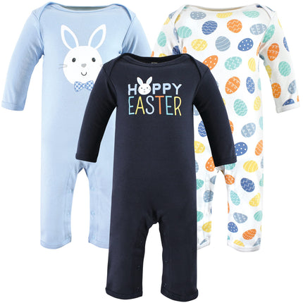 Hudson Baby baby-girls Cotton Coveralls, Hoppy Eas