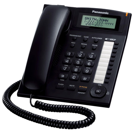 Panasonic KX-TS880B DECT 6.0 Integrated Corded Tel