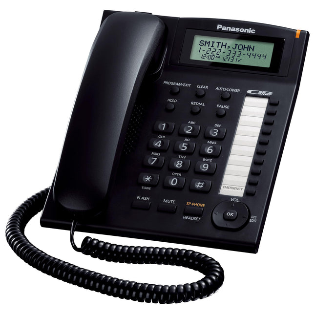 Panasonic KX-TS880B DECT 6.0 Integrated Corded Tel