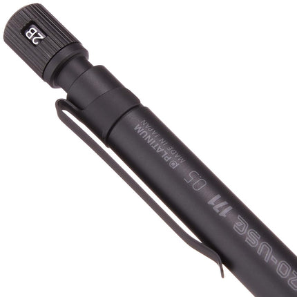 Platinum Pro Use MSDA-2500B 171 Mechanical Pencil 0.5mm Matte Black