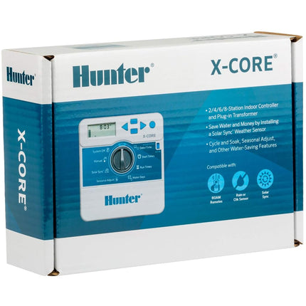 Hunter Sprinklers Hunter Sprinkler XC400I X-Core 4-Station Indoor XC-400i Sprinkler Timer