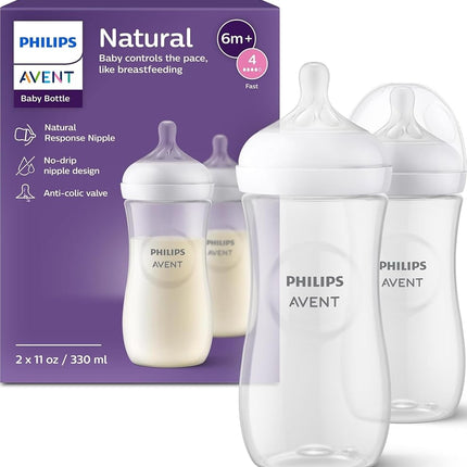 Philips AVENT Natural Baby Bottle with Natural Res