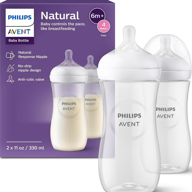 Philips AVENT Natural Baby Bottle with Natural Res