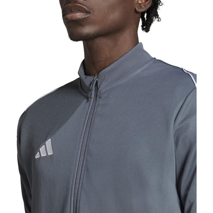 adidas Mens Tiro Jacket, Team Onix Tall + 2", Large Extra Tall