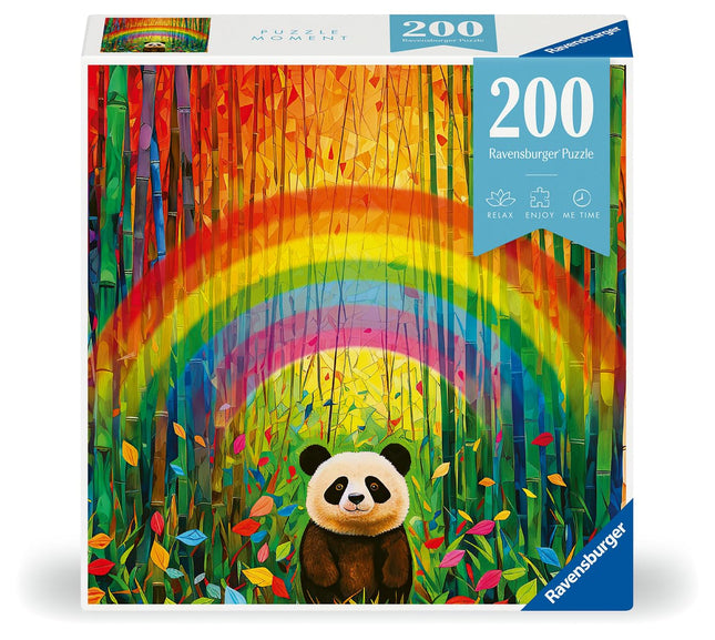 Ravensburger Puzzle Moment: Bamboo Panda 200 Piece Jigsaw Puzzle for Adults - 12001322 - Handcrafted Tooling, Made in Germany, Every Piece Fits Together Perfectly