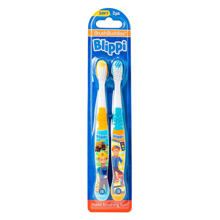 Brush Buddies Blippi Kids Toothbrushes Kit, Manual